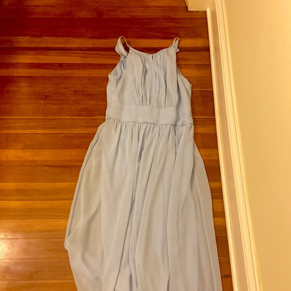 Baby blue prom dress